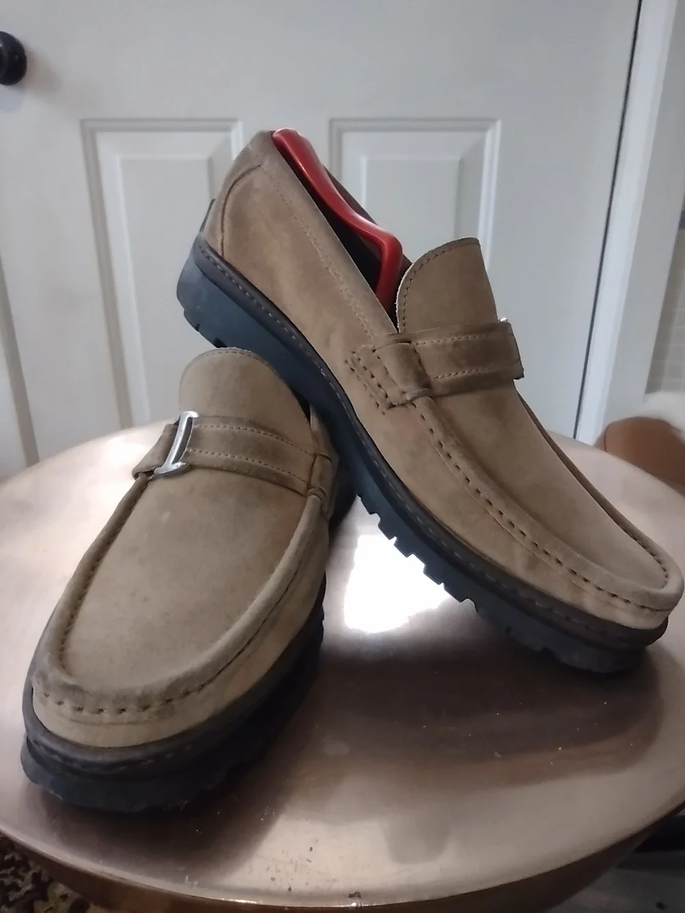 Salvatore Ferragamo elegant suede